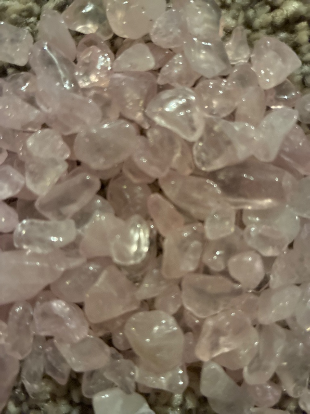 Rose Quartz Chips - Picture 2 of 2